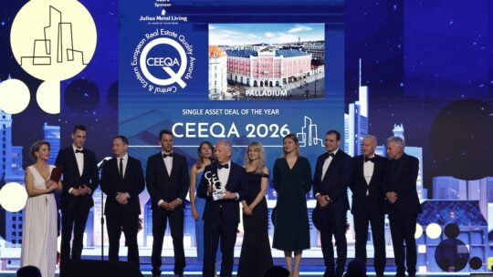 REICO’s acquisition of Prague retail project Palladium from Union Investment named Single asset deal of the year